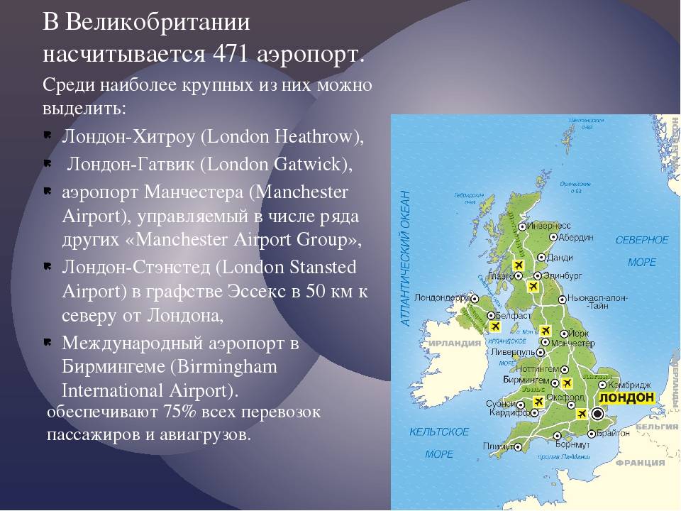 Аэропорты лондона на карте: гатвик, самый большой — хитроу, станстед, лондон сити