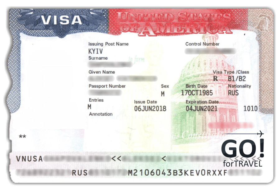 Порядок оформления визы в сша