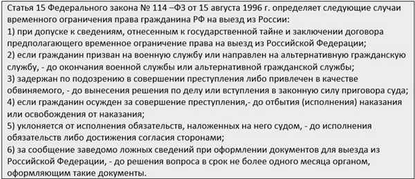 Можно ли с условным сроком выезжать за границу
