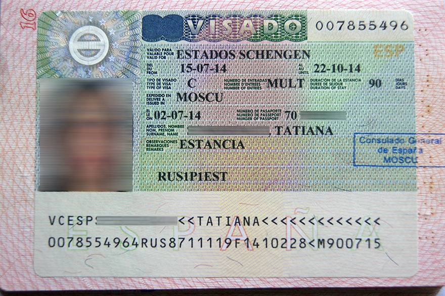 Правила использования шенгенской визы