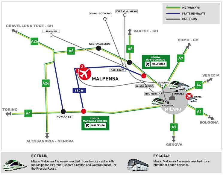 Как добраться из аэропорта мальпенса в милан 2023: такси, автобусы, экспресс