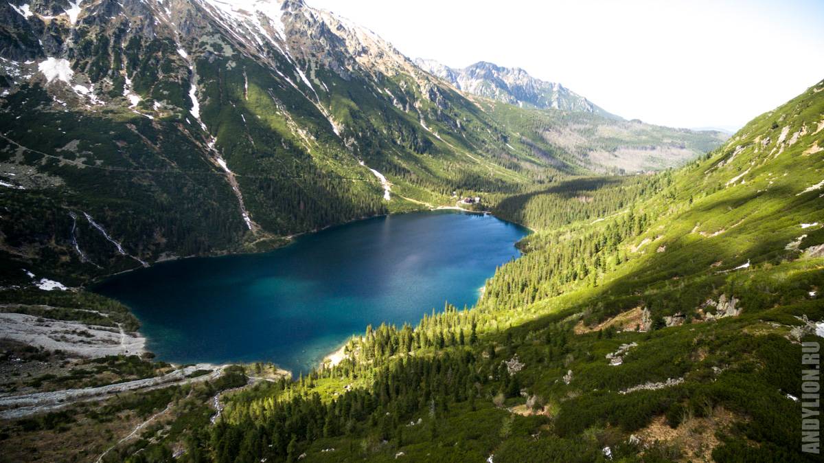 Ледниковое озеро морейн, канада