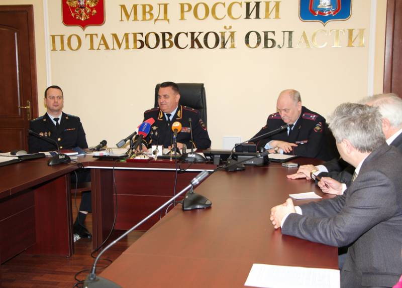 Умвд россии по тамбовской области - тамбов - начальник - скоков николай валентинович