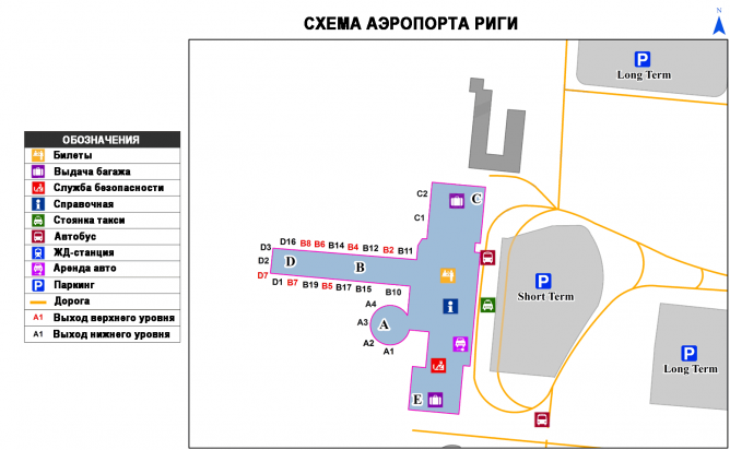 Едем в центр риги из аэропорта