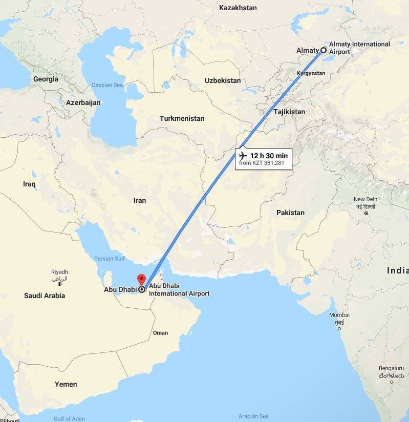 Сколько лететь до дубая из москвы