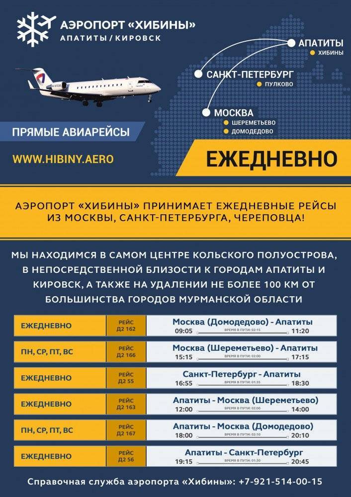 Аэропорт хибины: контакты, инфраструктура, направления полетов, парковка, гостиницы, и как добраться из апатит, кировска и других городов мурманской области?