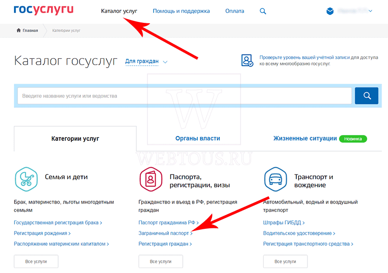 Как записаться через госуслуги на получение загранпаспорта старого образца