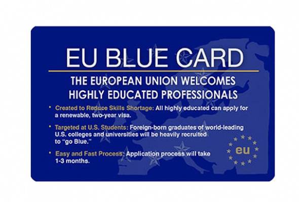 Голубая (синяя) карта ес или highly skilled migrant? - работаем в nl