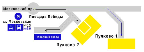 Схема проезда от и до спб