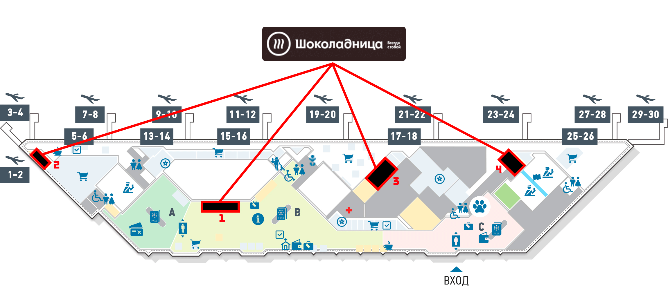 План аэропорта сочи где жд