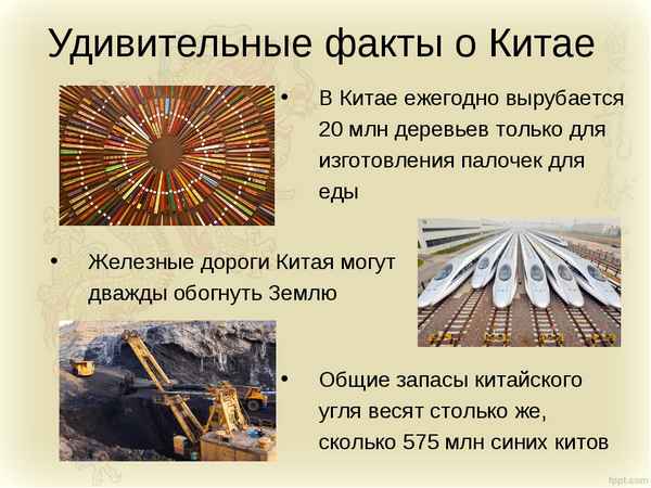 Интересные факты о китае