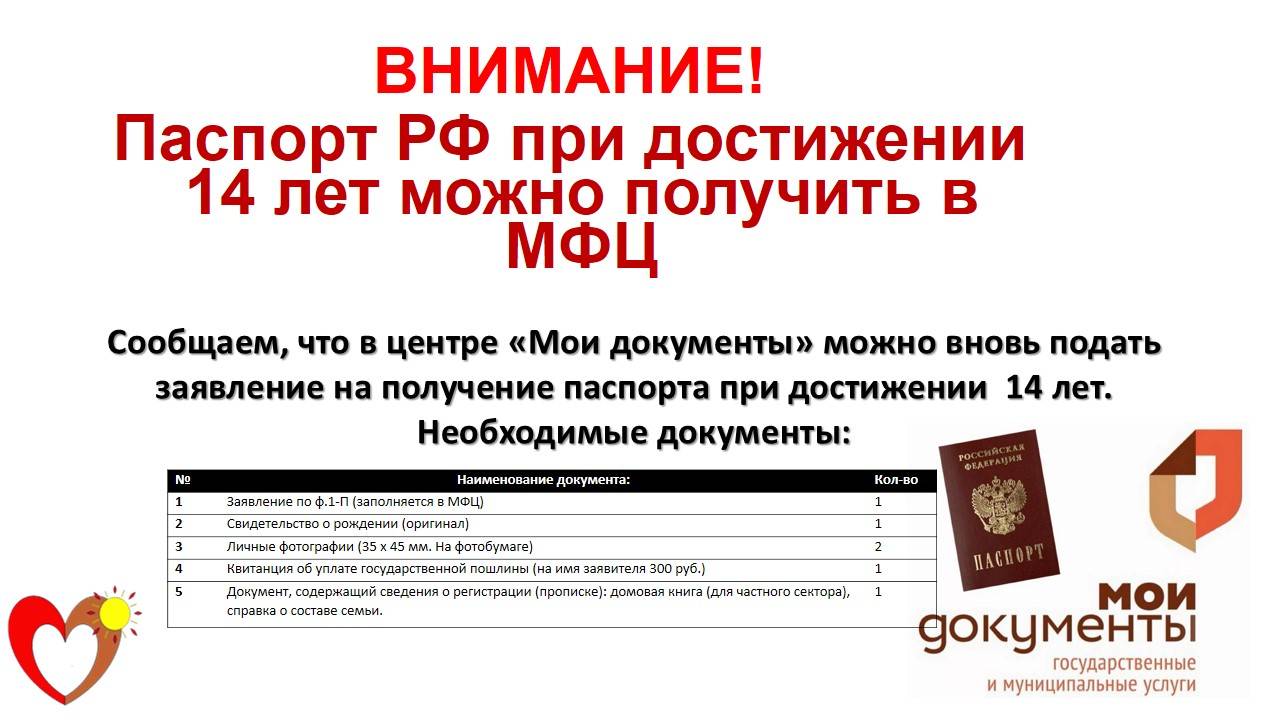 Получение паспорта в 14 лет: документы, сроки и штрафы