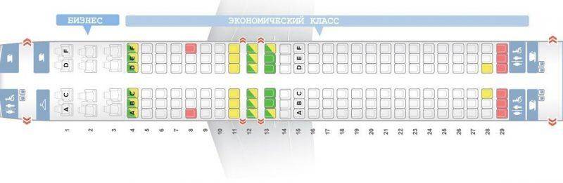 Боинг 737 800 места в салоне схема s7