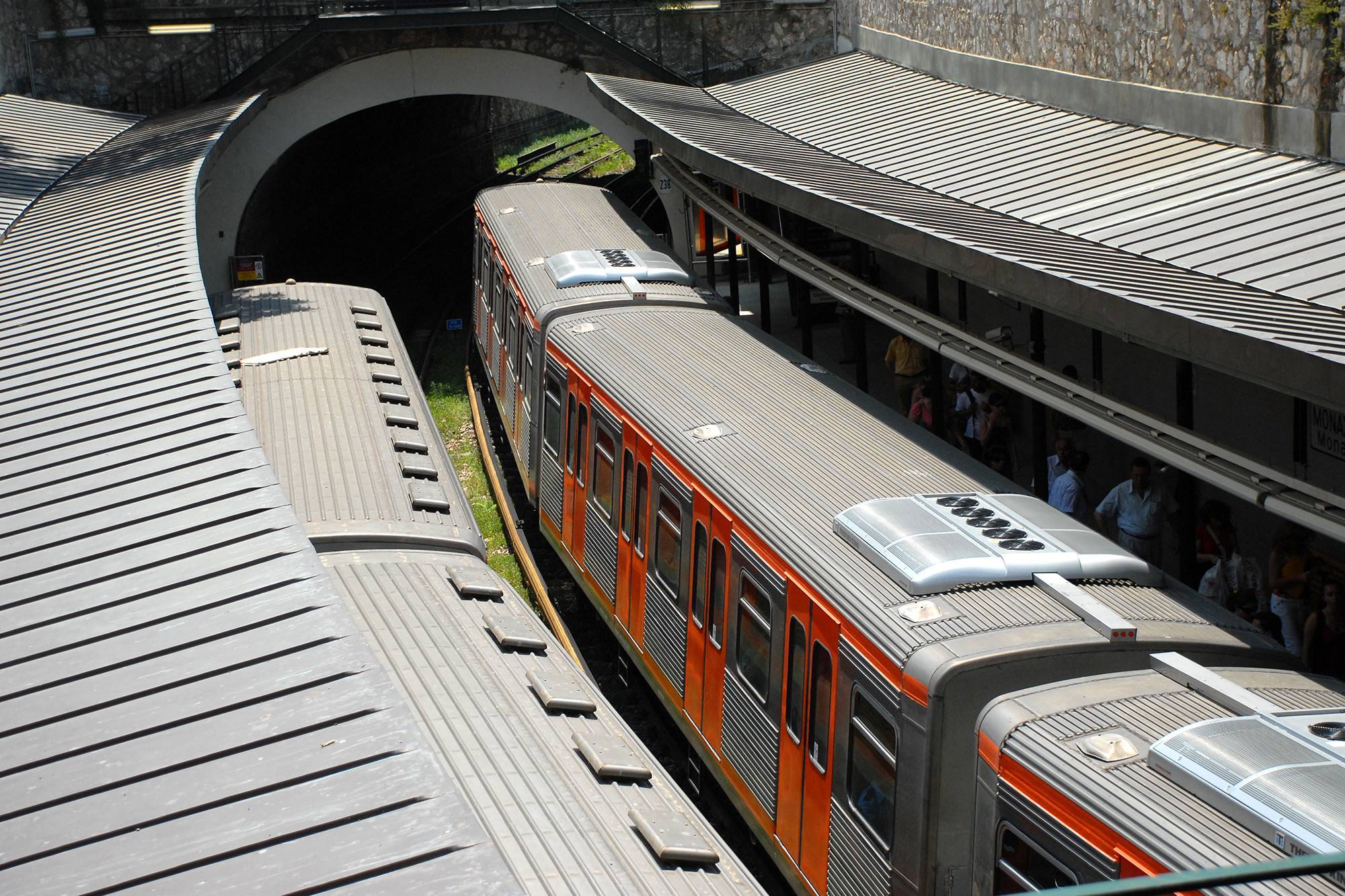 Схема греческого метро