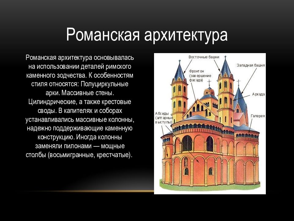 Какие два названия употребляются относительно представленного на рисунке стиля архитектуры ответы