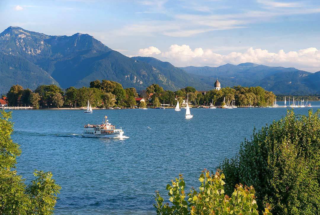 Озеро кимзее (chiemsee)