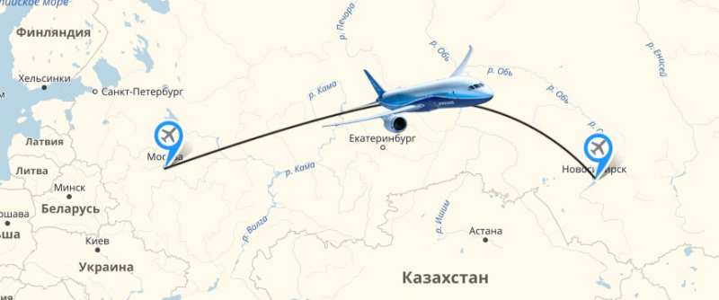 Время полета Москва Иркутск