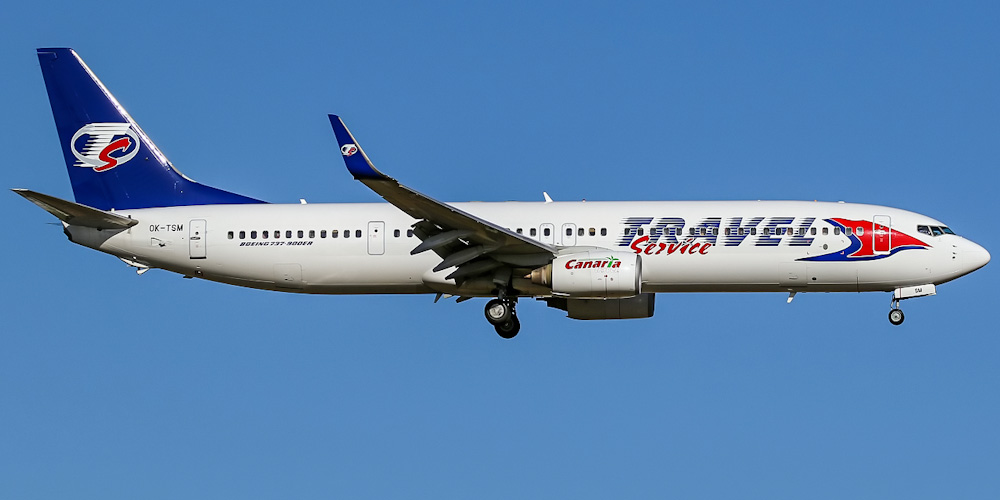 Чешская авиакомпания travel service airlines