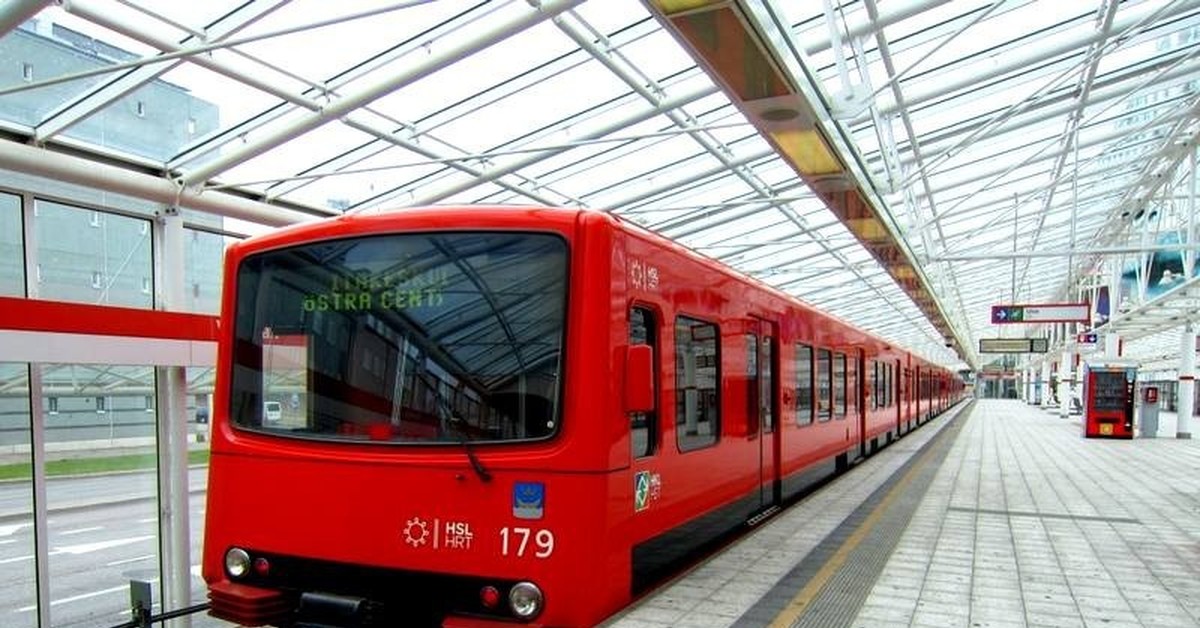 Метрополитен в столице финляндии