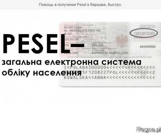 Pesel — что это такое, где взять и как получить регистрационный номер в польше гражданину украины