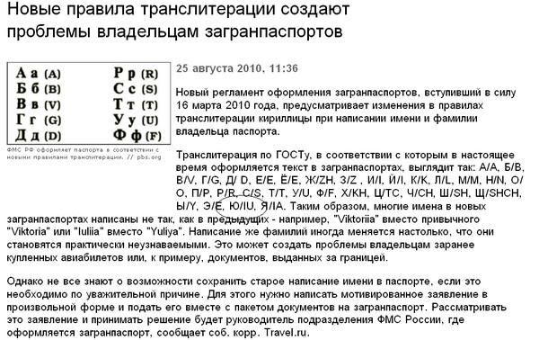 Написание фамилии и имени латинскими буквами в загранпаспорте по новым правилам 2020 года