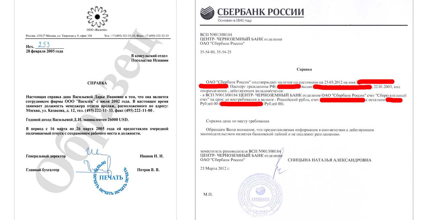 Как получить справку из банка для шенгенской визы в 2023 году?