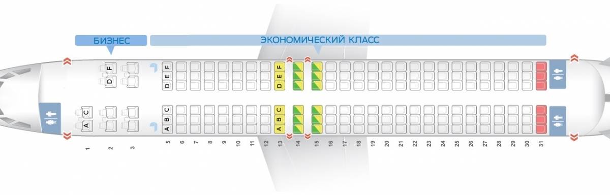 План самолета боинг 737