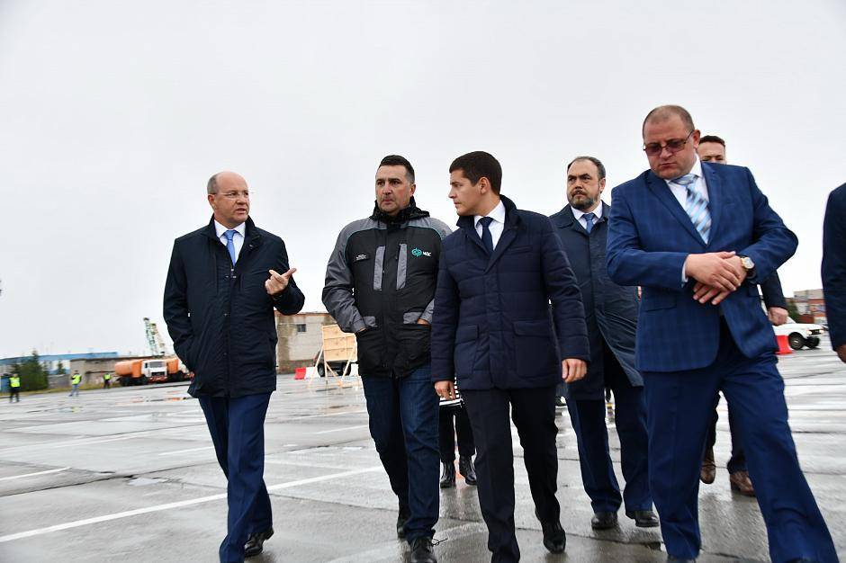 Международный аэропорт Новый Уренгой в Ямало-Ненецком автономном округе России