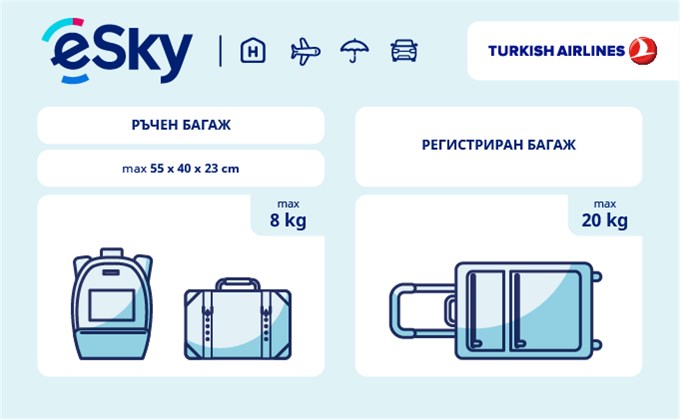 Турецкие авиалинии багаж - вес и размеры ► flyings.guru