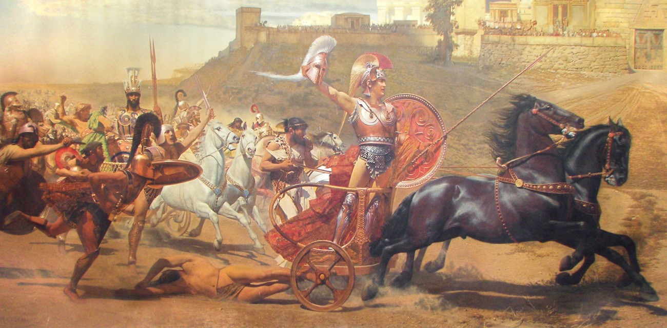 Троянская война Ахиллес и Гектор