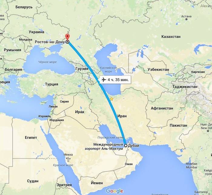 Сколько лететь до туниса из ростова-на-дону: время перелета