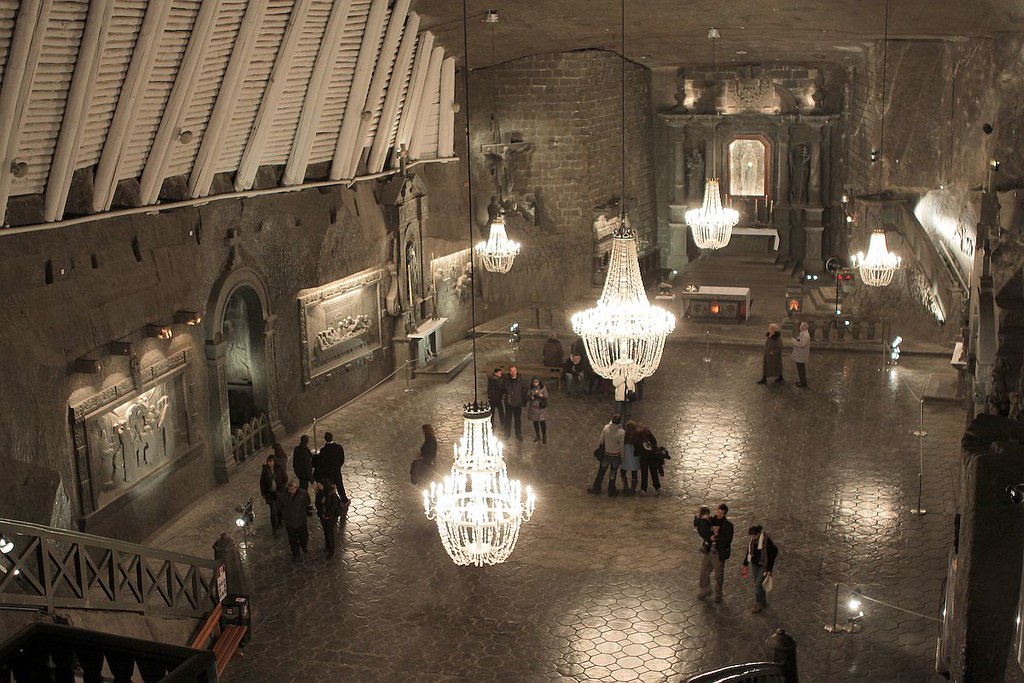 Польша, краков, величка – соляная шахта. kopalnia soli „wieliczka” | польша