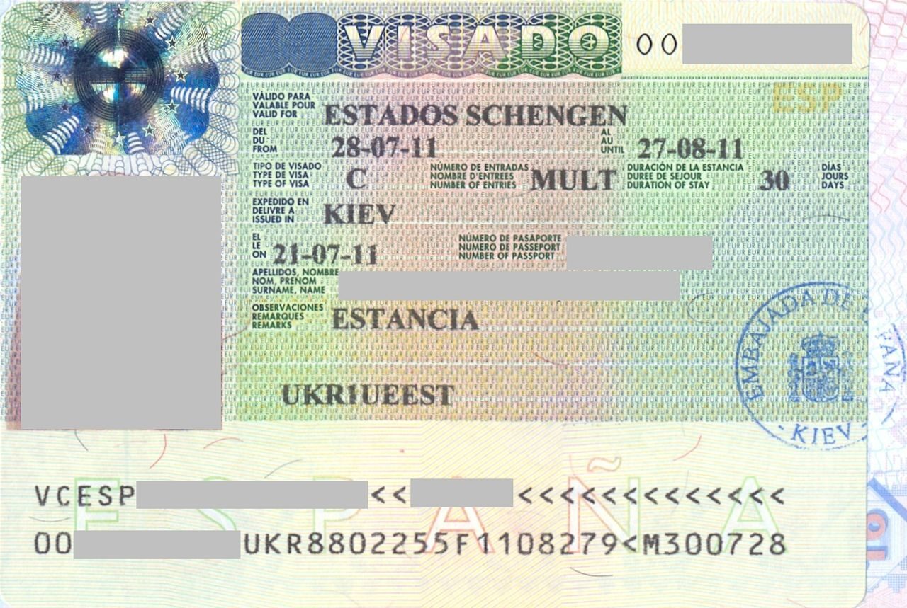 Какая виза нужна в испанию