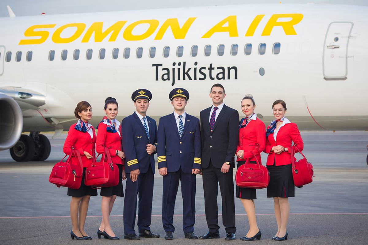 Авиакомпания tajik air (таджик эйр)