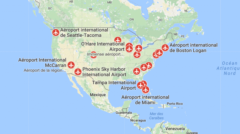 Карта крупных аэропортов. Крупнейшие аэропорты США на карте. Аэропорты Америки на карте. Крупные аэропорты в Америке на карте. Аэропорты на карте США С городами.