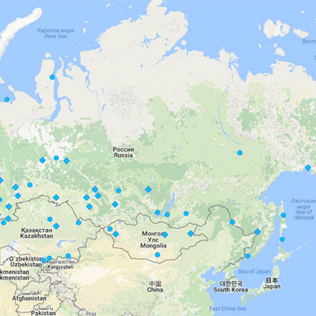 Аэропорты россии на карте россии