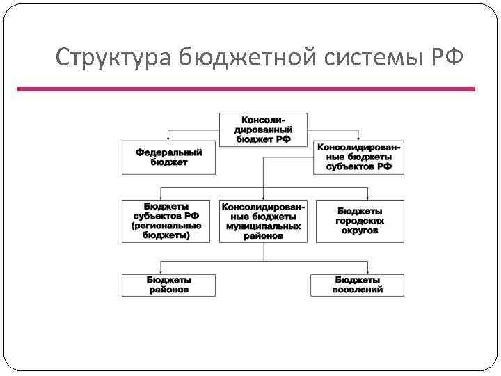 Формы бюджетных систем