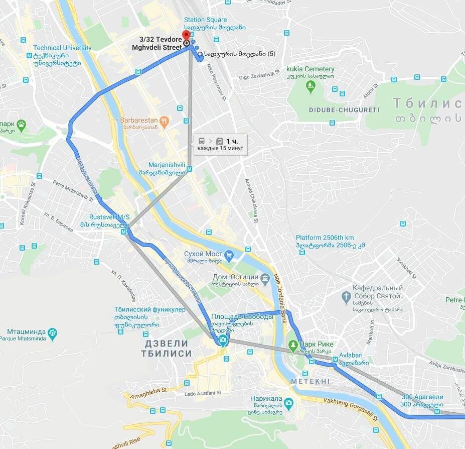 4 способа добраться из аэропорта тбилиси в центр [днем и ночью]