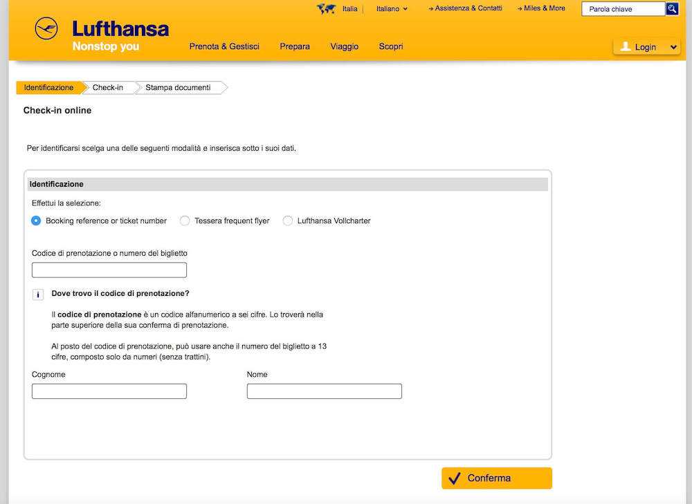 Как зарегистрироваться на рейс авиакомпании lufthansa