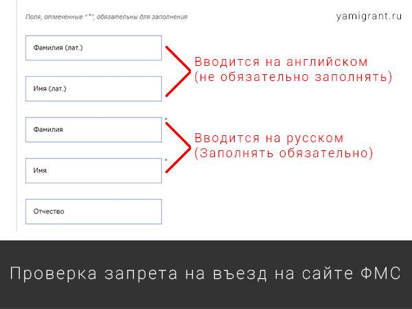Как проверить запрет на въезд в россию?