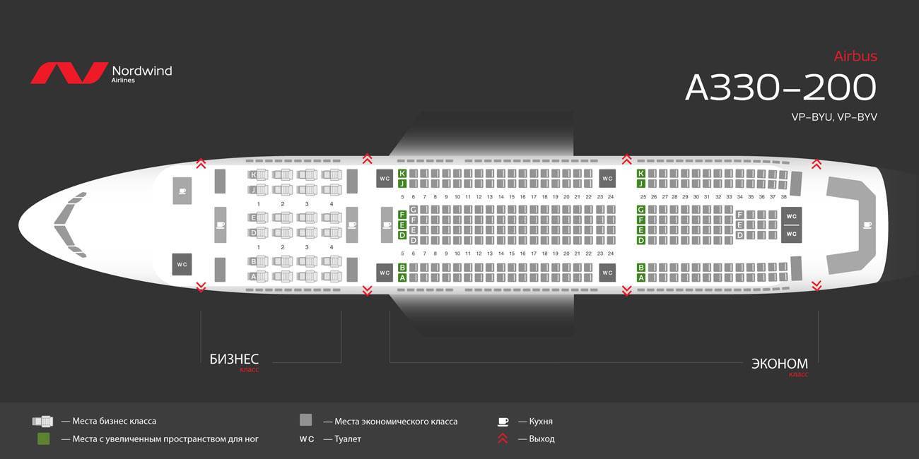 Airbus a330 200 nordwind схема