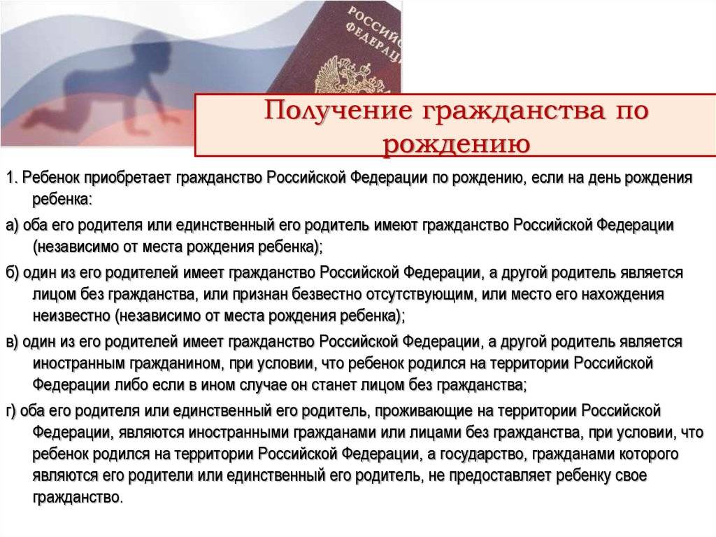 Какие государства дают гражданство по рождению