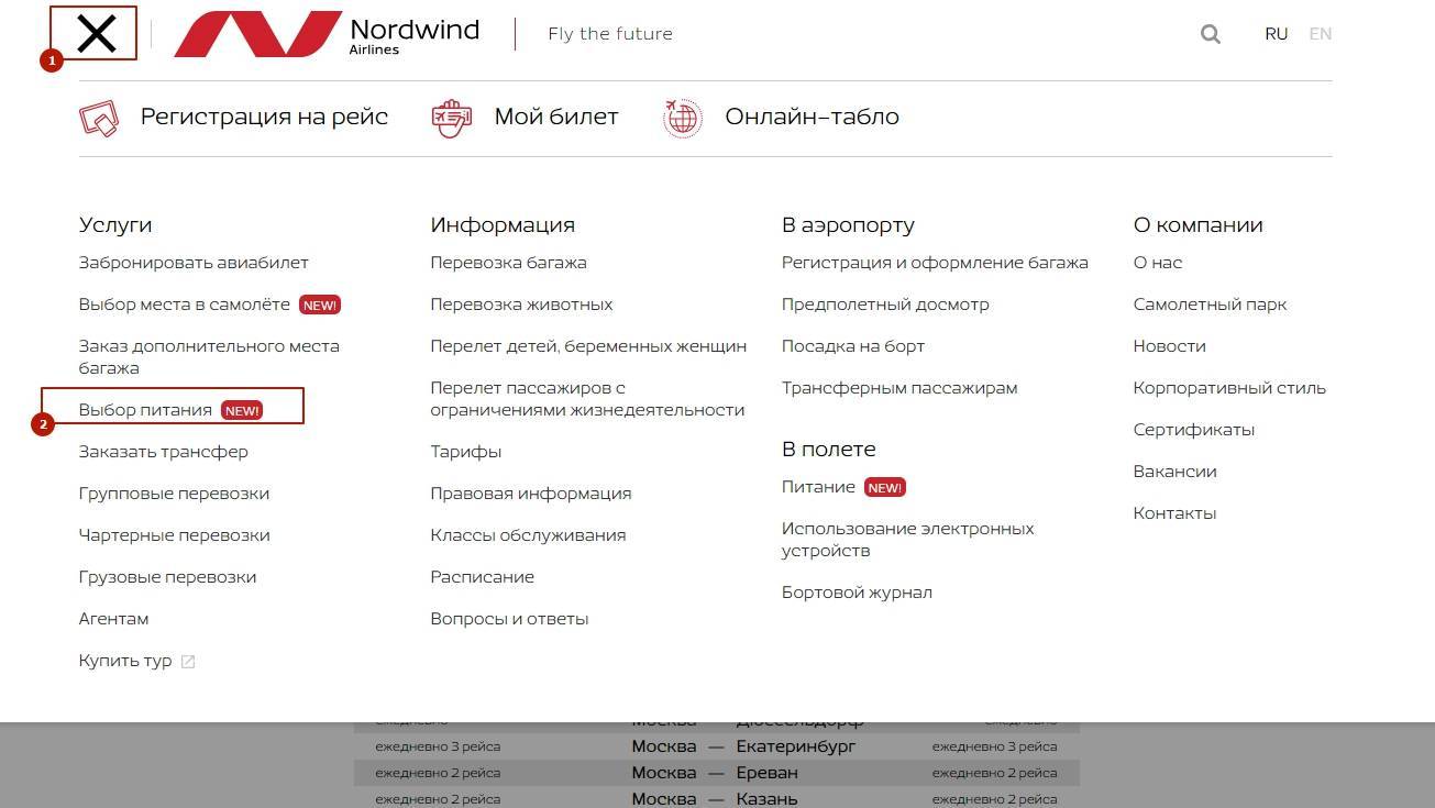 Все об официальном сайте авиакомпании nordwind airlines (n4 nws)