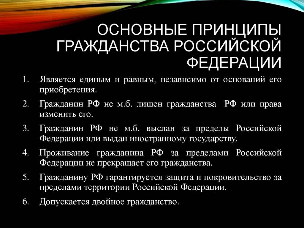 Гражданство — что это такое, и каковы его принципы