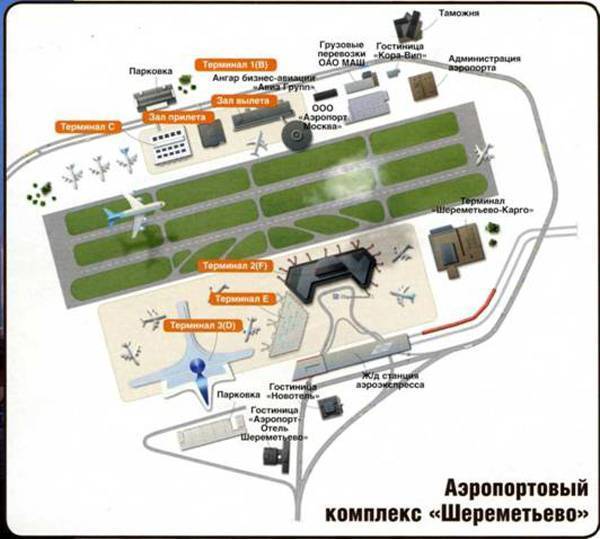 Как добраться до терминала с в шереметьево