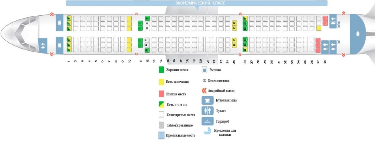 Расположение мест в самолете airbus a320 s7 схема