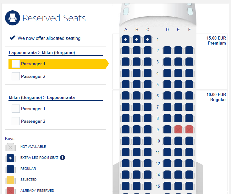 Какие места постоянного. Расположение мест в самолете Ryanair. Схема рассадки пассажиров в самолете. Место 1а в самолете. Ryanair схема салона.