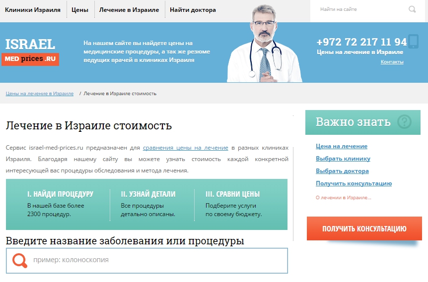 Преимущества лечения простатита в израиле в 2021 году