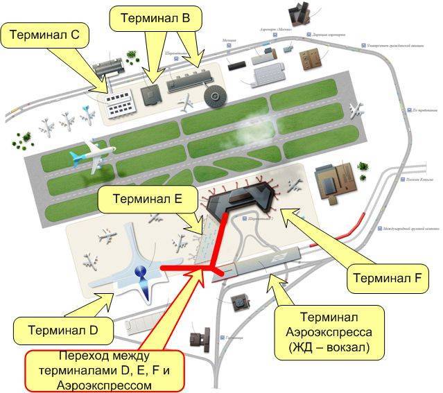 Как проехать в терминал f в аэропорту шереметьево: схема проезда на машине