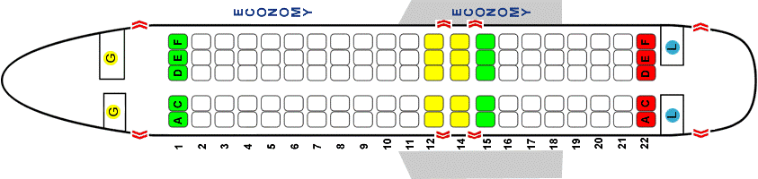 Ираэро места в самолете схема